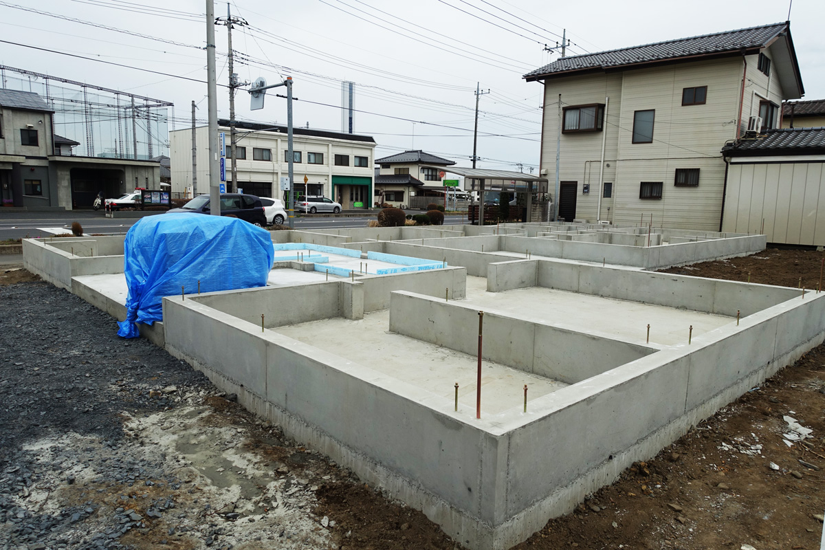 ひたちなか市平屋基礎