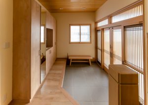 いわき市一文字瓦葺き和風住宅９