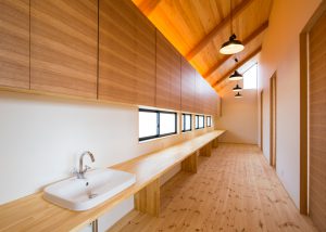 つくばみらい市無垢材の家７