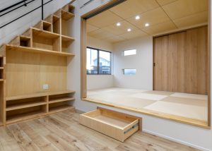水戸市収納階段のあるデザイン住宅5
