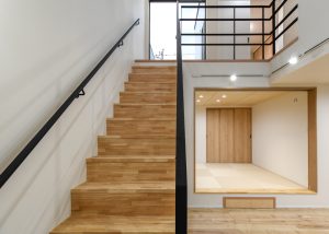 水戸市収納階段のあるデザイン住宅6