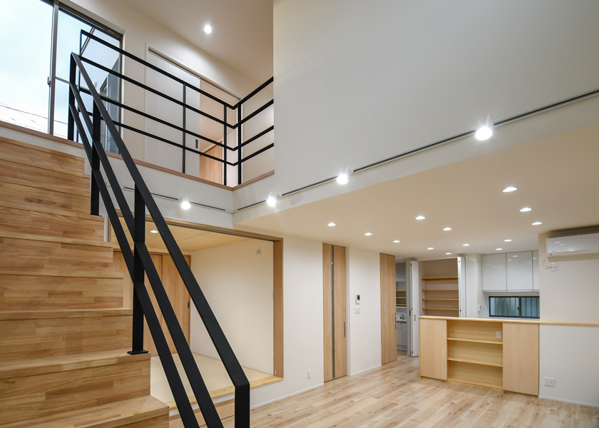 水戸市収納階段のあるデザイン住宅7