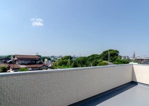 水戸市千波湖の花火が観られる家15